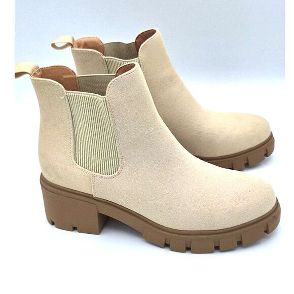 Athlefit Chunky Ankle Boot Slip On Womens Size 8 - Picture 2 of 6